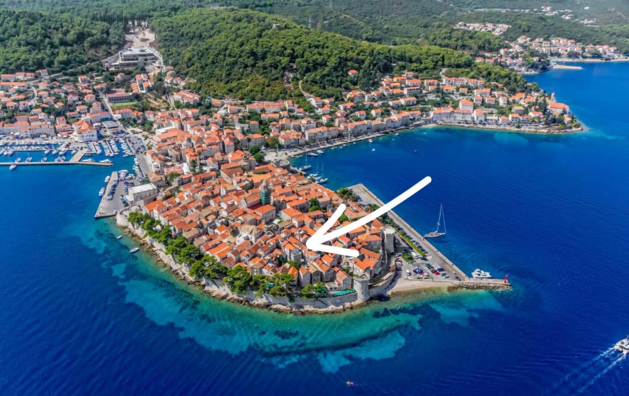 Apartment Kanavelic In Old Town Korcula Eksteriør billede